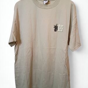 Old Guys Rule John Wayne Light Green Tee T-Shirt Men's Size XL